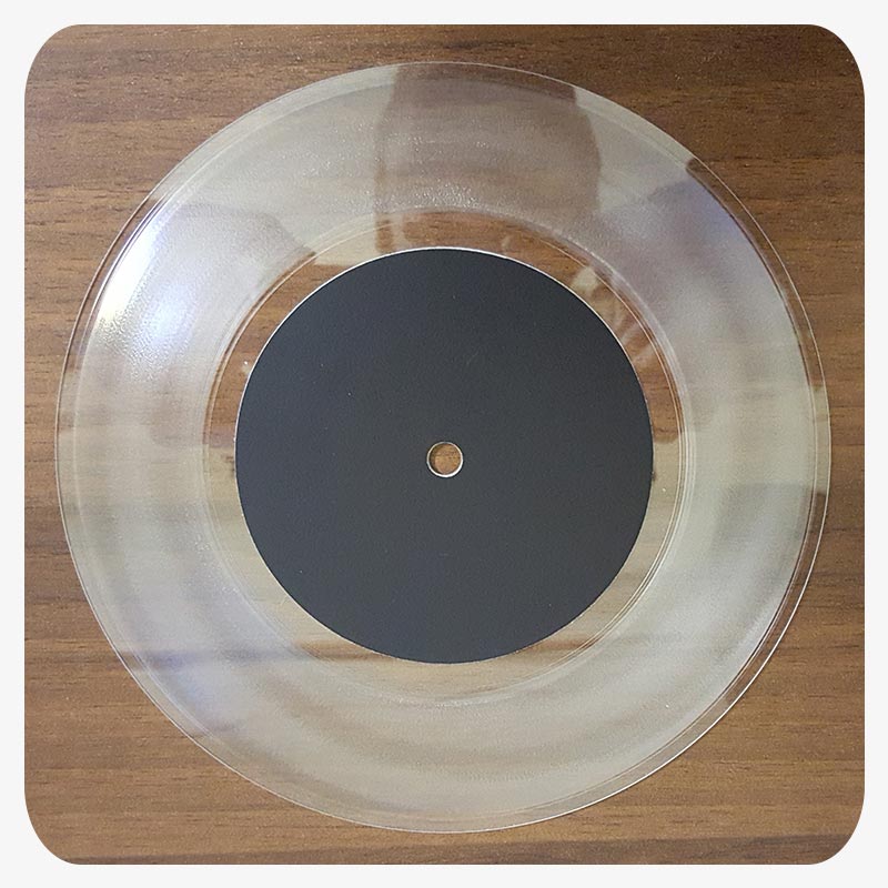 7 transparent vinyl vinile trasparente