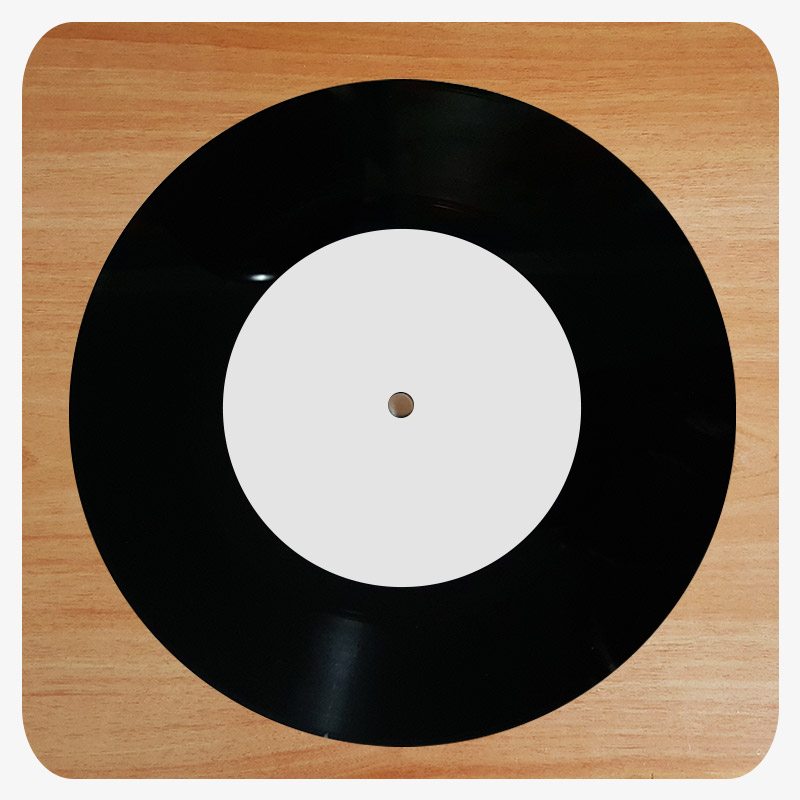 Vinile 7 personalizzato max 6 minuti per lato - Mr Vertigo Vinyl Records -  Stampa vinili personalizzati